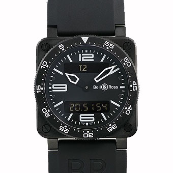 BELL＆ROSS ベル&ロス スーパーコピー BR03-88 Type Aviation デジタル クォーツ ブラック